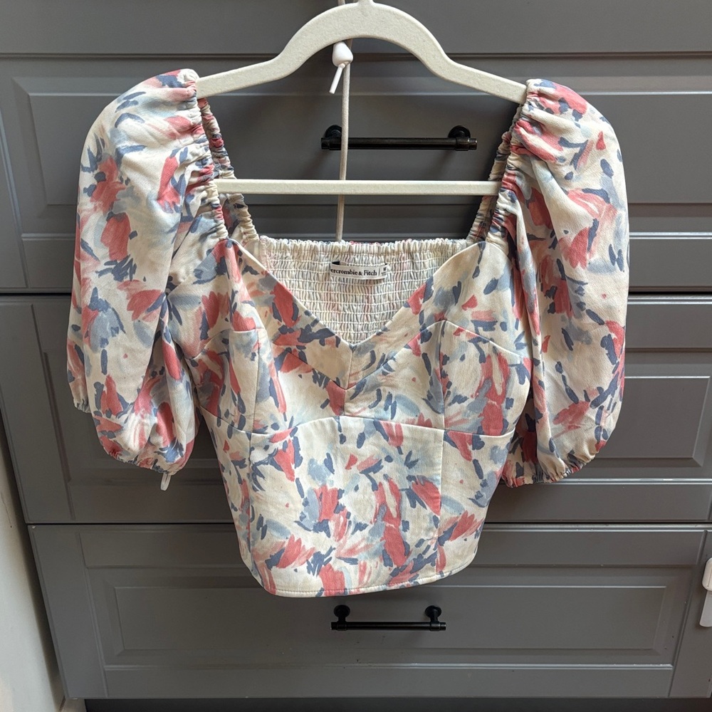 Floral crop top